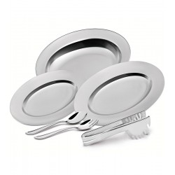 Jogo 6 Peças Buena Aço Inox Tramontina Para Servir